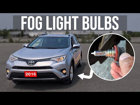How to Replace Fog Light Bulbs - Toyota RAV4 (2013-2018)