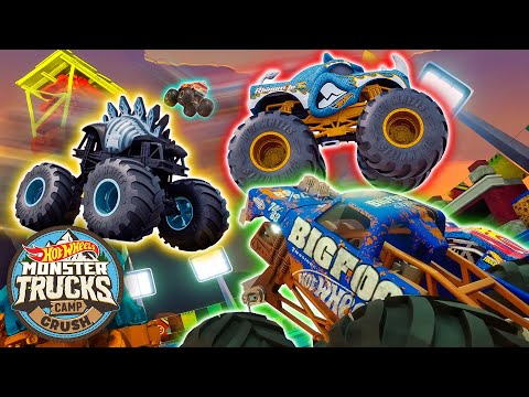Capa de Os Momentos Mais Radicais dos Monster Trucks! Maratona Massiva