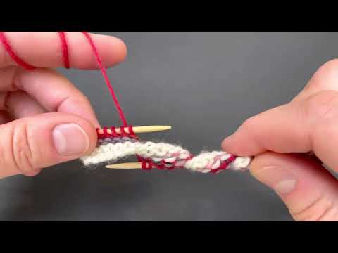 Drehbund bei Socke „Sahnehäubchen“