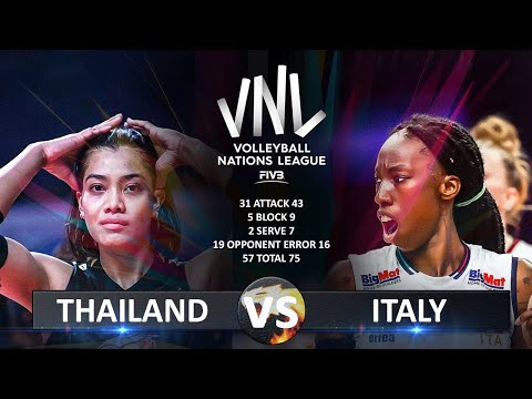 Thailand vs Italy | Women's VNL 2025