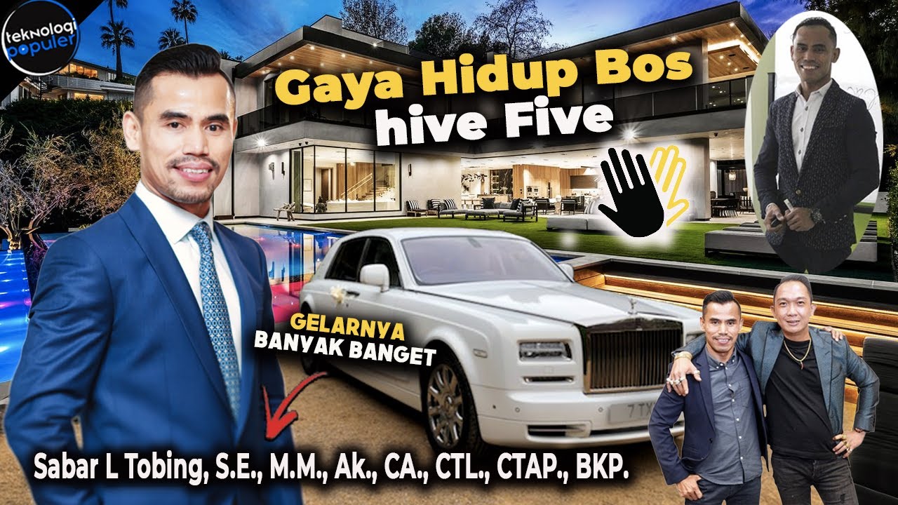 FLEXING ATAU FAKTA Bongkar Harta dan Kekayaan Sabar L Tobing CEO Hive Five, Bosnya Jhon Lbf