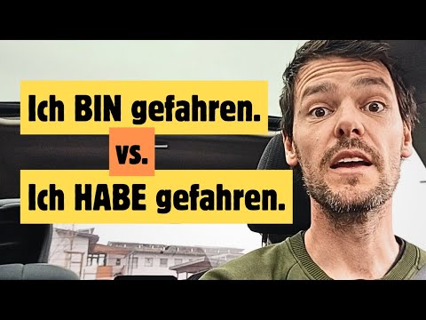 Ich HABE DICH gefahren! | Ich BIN gefahren! | Deutsch lernen A2/B1