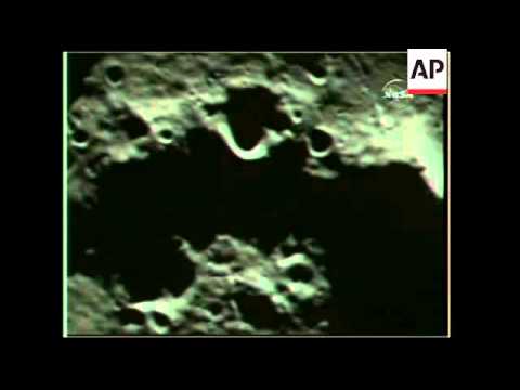 Spacecraft crash into lunar crater in search for ice