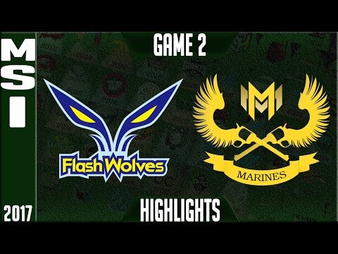 Flash Wolves vs Gigabyte Gaming Highlights MSI 2017 Day 5 Group Stage - FW vs GAM