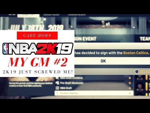 2K19 JUST SCREWED ME! [NBA 2K19 MyGM #2] Part 12 (RAGE ALERT)