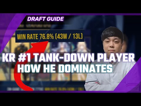 How Korea's BEST Tank-Down Player DOMINATES in RTA | Uigang E7WC 2023 Draft Analysis #epicseven