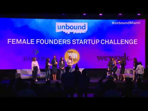 unbound Miami 2017 - FEMALE FOUNDERS STARTUP CHALLENGE WINNER