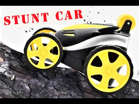 #stuntcar #remotecontrolcar STUNT REMOTE CONTROL YELLOW CAR | Wireless Remote Control Tumbling car
