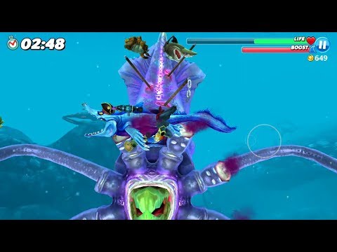 Mr Snappy vs Colossal Squid (Boss Battle) Live Contest - Hungry Shark World