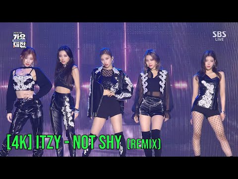 [ 4K LIVE ] ITZY - Intro + Not Shy (Remix) [ 201225 SBS Gayo Daejun ]