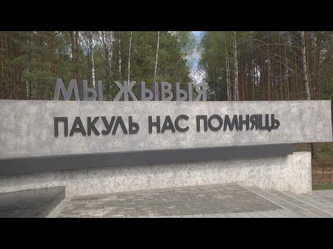 Беларусы аддаюць даніну памяці загінуўшым у вёсцы Ала видео