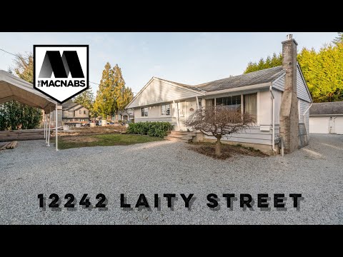 FOR SALE - 12242 Laity Street, Maple Ridge