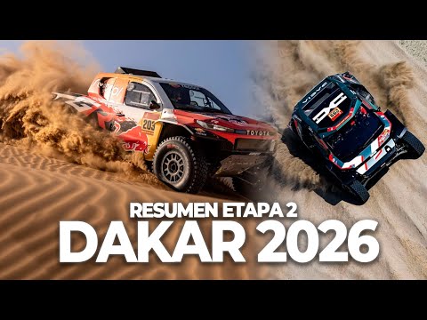 TOYOTA RESPONDS BUT AL-ATTIYAH TAKES THE LEAD - DAKAR 2026 STAGE 2 REVIEW