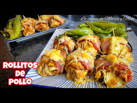 ROLLITOS DE POLLO En Airfryer 😋