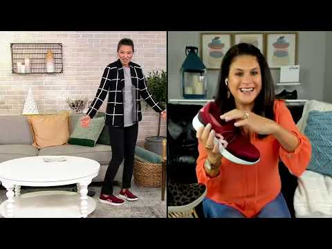 Clarks Cloudsteppers Slip-On Knit Sneakers - Ezera Run on QVC