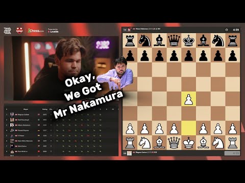 Magnus Carlsen vs Hikaru Nakamura | Rossolimo Sicilian Battle | Titled Tuesday