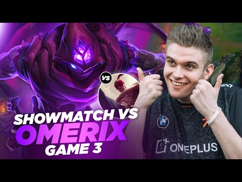 RHOBALAS : GAME 3 SHOWMATCH VS OMERIX - MALZAHAR VS LEE SIN | LOL FR