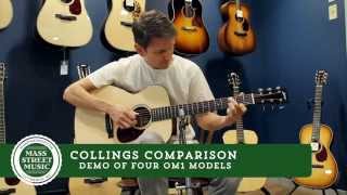 Video thumbnail for Behind the Bench: Demo of Four Collings OM1 Guitars by Mass Street Music