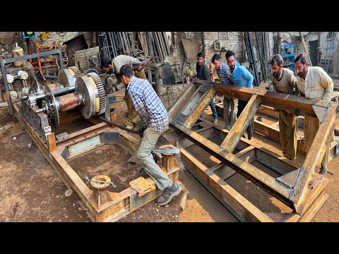 Process of Making Water Drilling Rig- Amazing Manufacturing of Water Drilling Machine