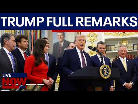 Video | FULL: Trump on space command, crime, national guard troops, housing