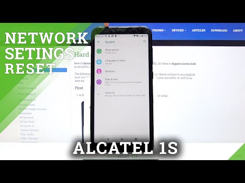 How to Reset Network Settings in ALCATEL 1S – Reset Bluetooth and Network Settings