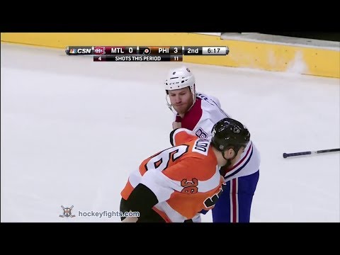 Brandon Prust vs Zac Rinaldo Jan 8, 2014