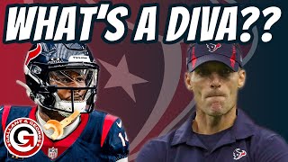 Texans G.M. Nick Caserio had Stefon Diggs' BACK.