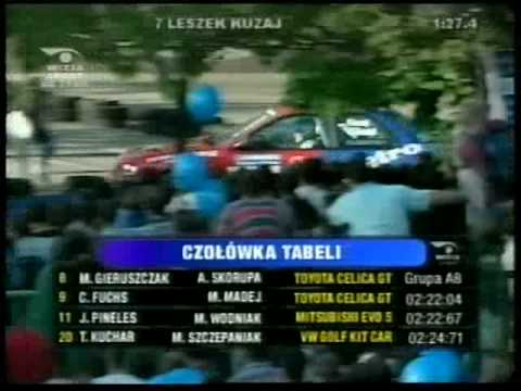 56 Rajd Polski-wypadek Kuzaja