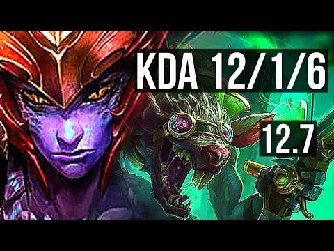SHYVANA vs TWITCH (JNG) | 12/1/6, 2.0M mastery, 500+ games, Godlike | BR Diamond | 12.7