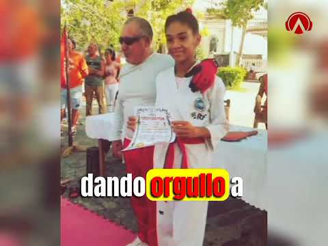 Salet Dibercent Garriga, joven promesa del Taekwondo en Guanajay.
