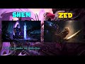 Zed Vs Shen Animated Special Interactions