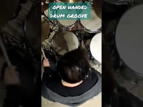open handed drum groove
