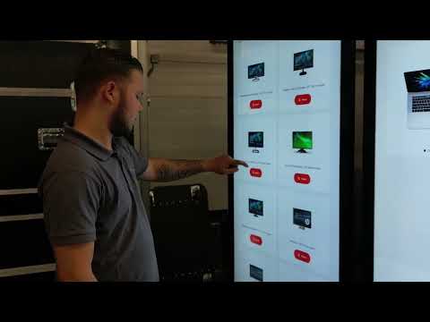 Nu in de verhuur 49" interactieve touch kiosk