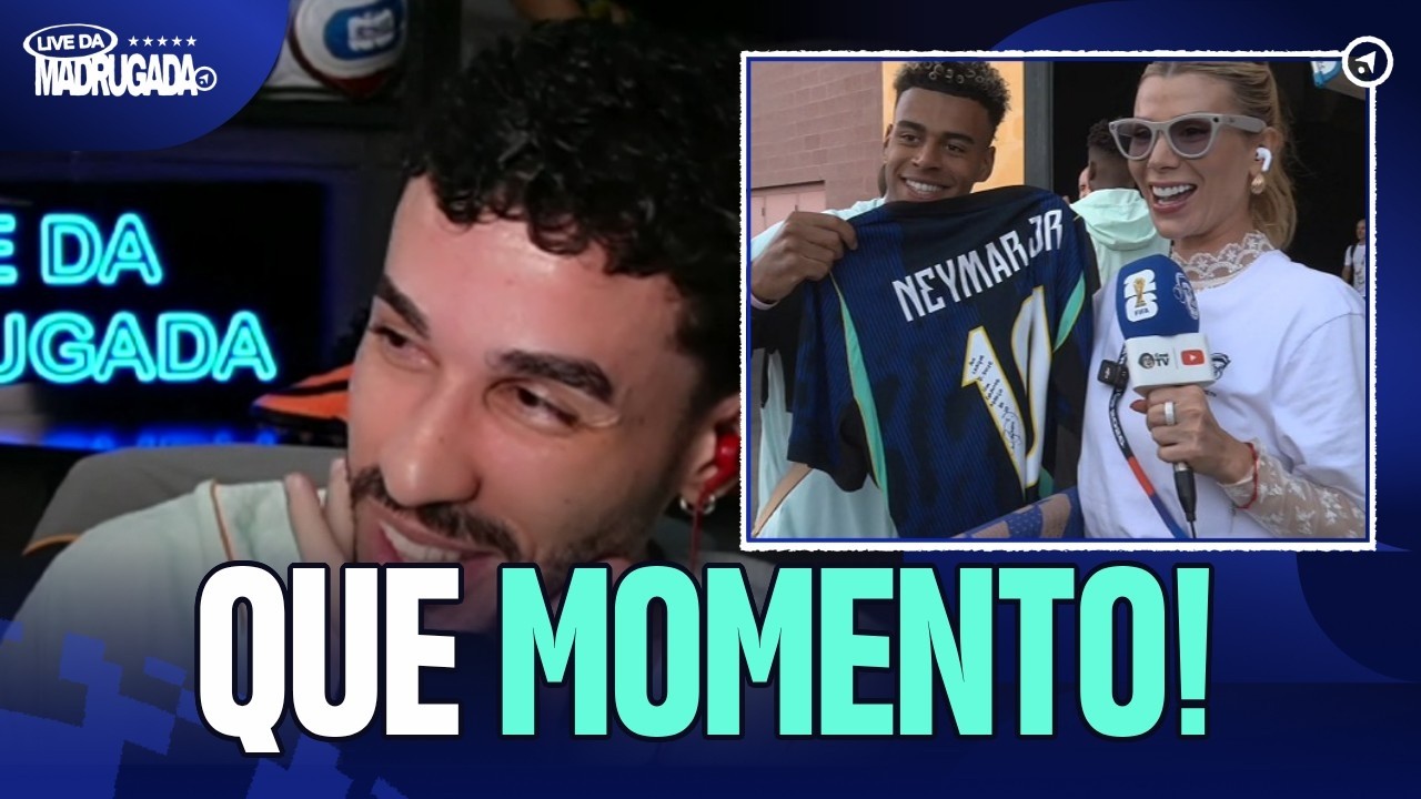 OLISE HUMILDE E DOUÉ COM PRESENTE DE NEYMAR! ALLAN REAGE A ISA PAGLIARI | LIVE DA MADRUGADA
