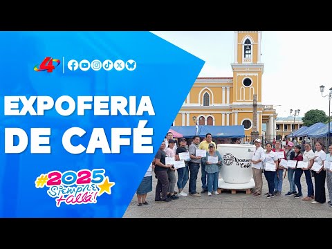 ☕🌟 Productores nicaragüenses destacan en la Expoferia de Cafés Especiales en Granada