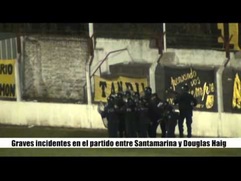 Graves incidentes en el partido entre Santamarina y Douglas Haig