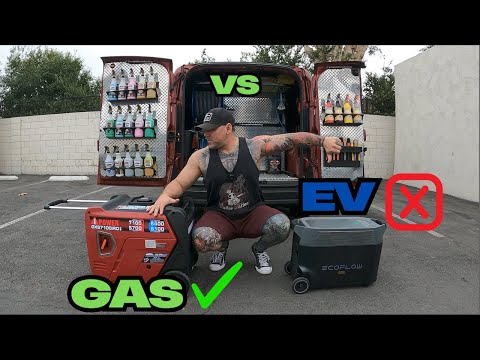 Most Powerful Mobile Detailing Setup! A-ipower GSX7100iRD 7100W Duel Fuel Inverter Generator