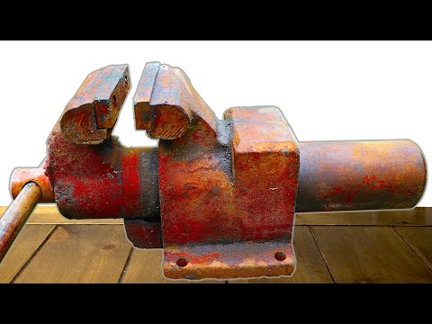 VERY OLD and RUSTY STUCK VİSE RESTORATİON | PERFECT OUTCOME