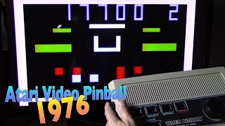 Atari Video Pinball C-380 Review and Play