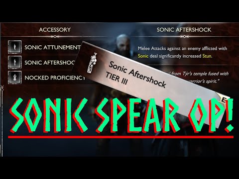 SONIC SPEAR BUILD!! Full Build Plus GNA Fight - God of War Ragnarok - 1080p HD