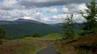 Beautiful Drive Through The Scottish Highlands Of Scotland
