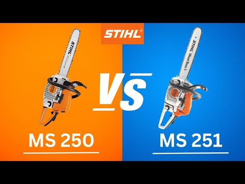 Stihl Chainsaw Comparison: MS250 vs. MS251 - What's the Difference?