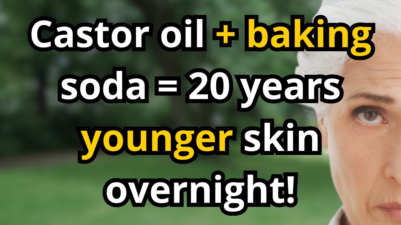 85-Year-Old Woman Looks 60 - Her Secret: Just Castor Oil and Baking Soda!