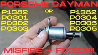 Porsche Cayman misfire