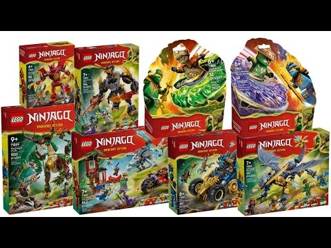 All LEGO Ninjago Dragons Rising Season 4 sets January 2026 Compilation/Collection Speed Build