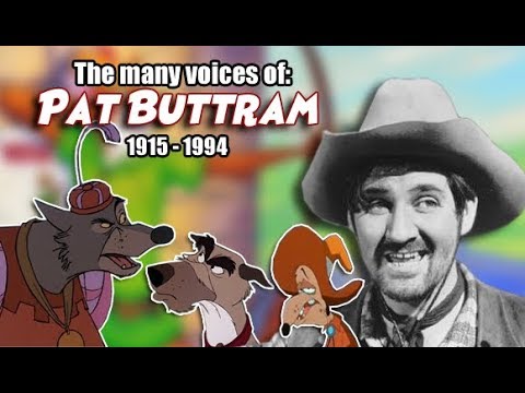 Many Voices of Pat Buttram (Animated Tribute / R.I.P. / Robin Hood) HD High Quality