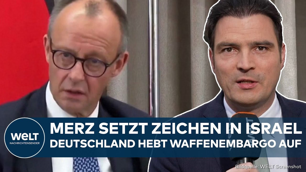 GAZA-FRIEDEN: Merz setzt Zeichen! Waffenembargo gegen Israel beendet! Deutschland will Kooperation