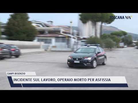 2021-09-22 CAMPI BISENZIO - INCIDENTE SUL LAVORO, OPERAIO MORTO PER ASFISSIA