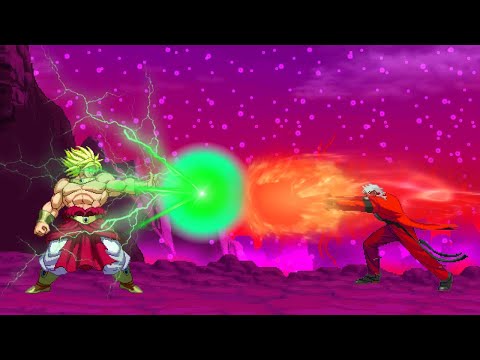 God Rugal Vs Broly - Dragon Ball Z X Capcom Vs SNK 2 X The King of Fighters CVS3/PotS/Infinite MUGEN