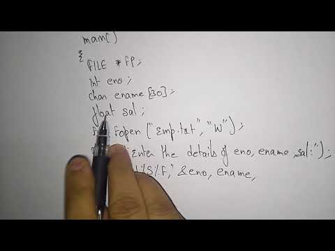 Learn file handling functions in c | fprintf fscanf fread fwrite ...